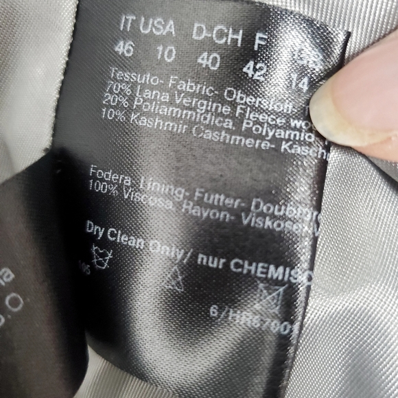 Cinzia Rocca Due | Virgin Wool Belted Coat with Notch Collar - Picture 10 of 12